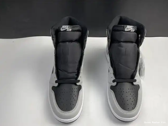 White Light 1 Grey Jordan Smoke Black 555088-035 High Retro Air 0518